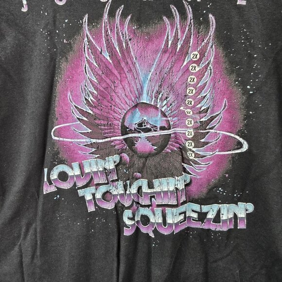 Journey Concert T-Shirt Brisco Brands 2X Black Cotton - Picture 3 of 7